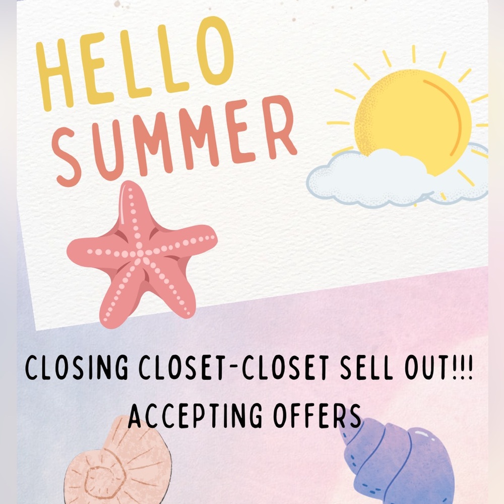 LIVE-Closet Close Out!!!! Selling everything